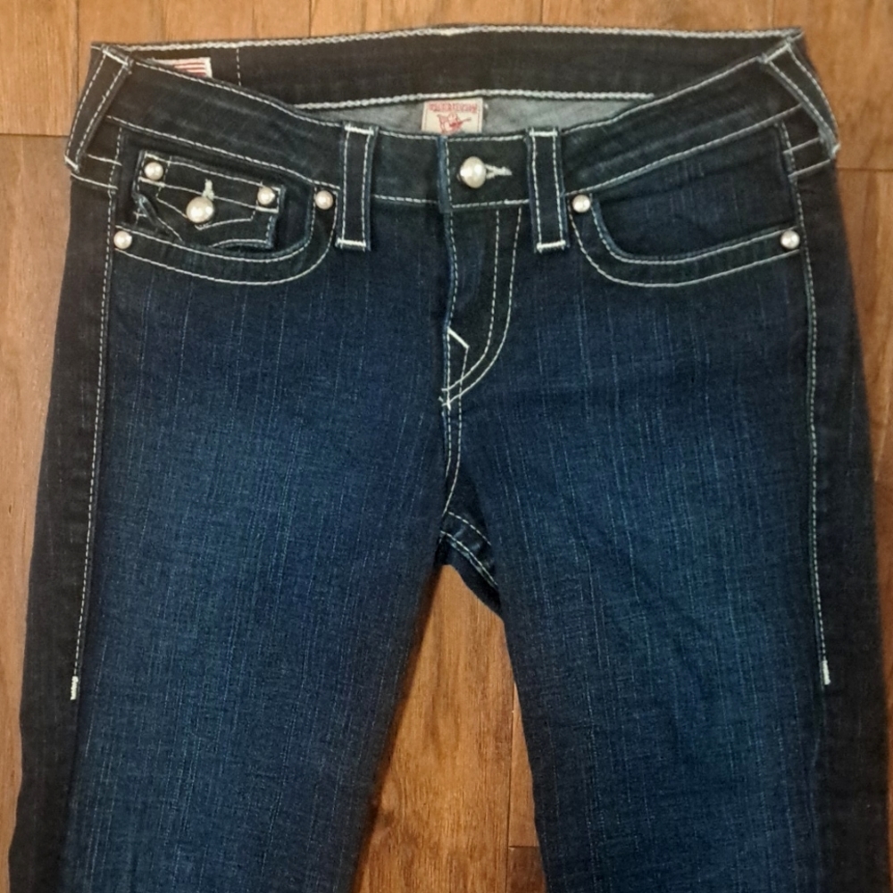 True Religion Bootcut Jeans dark wash